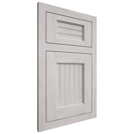 Shiloh Cabinetry Flush Inset Beaded Century Alder Plain Cut Cotton Door