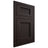Shiloh Cabinetry Flush Inset Beaded Century Alder Plain Cut Espresso Door