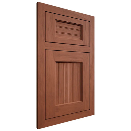 Shiloh Cabinetry Flush Inset Beaded Century Alder Plain Cut Sierra Door
