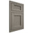 Shiloh Cabinetry Flush Inset Beaded Century Alder Plain Cut Thyme Door
