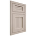 Shiloh Cabinetry Flush Inset Beaded Century Alder Plain Cut White Sands Door