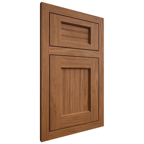 Shiloh Cabinetry Flush Inset Beaded Century Cherry Plain Cut Coffee Door