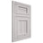 Shiloh Cabinetry Flush Inset Beaded Century Hickory Plain Cut Cotton Door