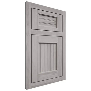 Shiloh Cabinetry Flush Inset Beaded Century Hickory Plain Cut Stratus Door