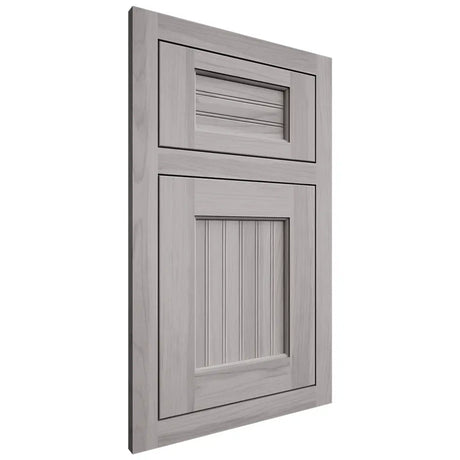 Shiloh Cabinetry Flush Inset Beaded Century Hickory Plain Cut Stratus Door