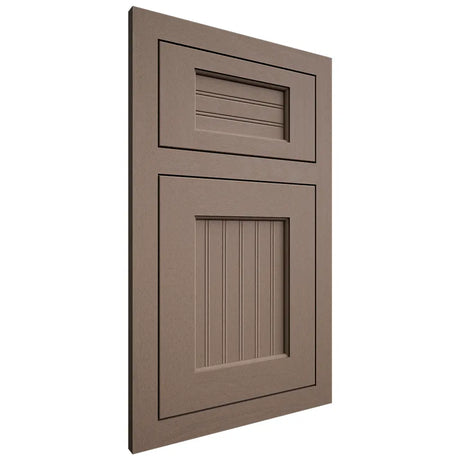 Shiloh Cabinetry Flush Inset Beaded Century Maple Plain Cut Rockbridge Door