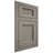 Shiloh Cabinetry Flush Inset Beaded Century Maple Plain Cut Thyme Door