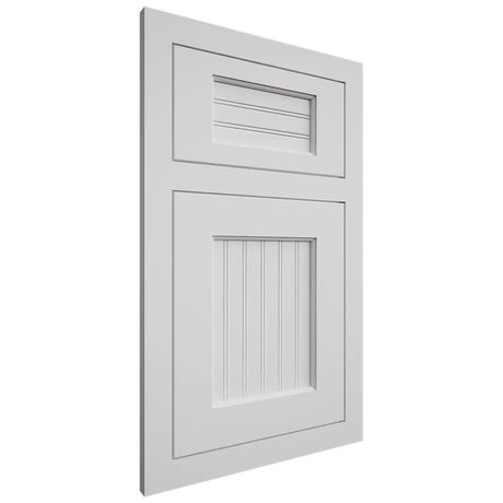 Shiloh Cabinetry Flush Inset Beaded Century Paintable Arctic Door