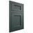 Shiloh Cabinetry Flush Inset Beaded Century Paintable Billiard Green Door