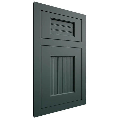 Shiloh Cabinetry Flush Inset Beaded Century Paintable Billiard Green Door