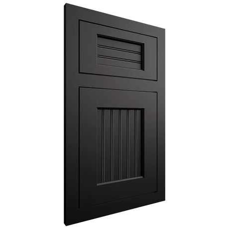 Shiloh Cabinetry Flush Inset Beaded Century Paintable Black Door