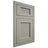 Shiloh Cabinetry Flush Inset Beaded Century Paintable Evergreen Fog Door