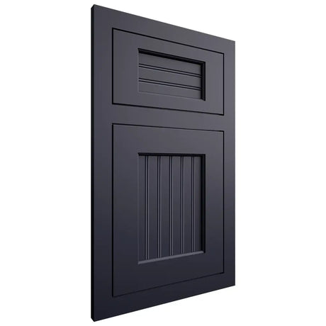 Shiloh Cabinetry Flush Inset Beaded Century Paintable Hale Navy Door