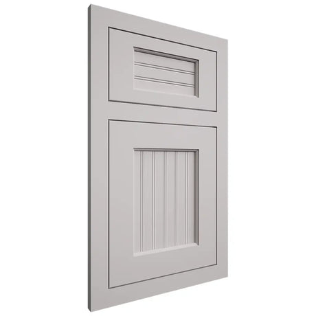 Shiloh Cabinetry Flush Inset Beaded Century Paintable Light French Gray Door