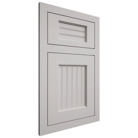 Shiloh Cabinetry Flush Inset Beaded Century Paintable Mindful Gray Door