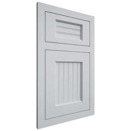 Shiloh Cabinetry Flush Inset Beaded Century Paintable Niebla Azul Door