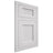 Shiloh Cabinetry Flush Inset Beaded Century Paintable Polar Door