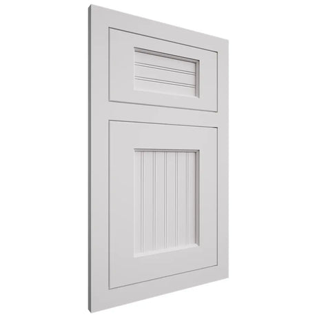 Shiloh Cabinetry Flush Inset Beaded Century Paintable Polar Door