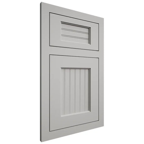 Shiloh Cabinetry Flush Inset Beaded Century Paintable Unusual Gray Door