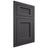 Shiloh Cabinetry Flush Inset Beaded Century Poplar Plain Cut Cadet Door