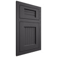 Shiloh Cabinetry Flush Inset Beaded Century Poplar Plain Cut Cadet Door