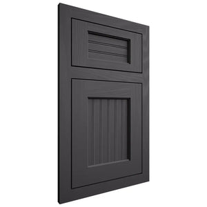 Shiloh Cabinetry Flush Inset Beaded Century Poplar Plain Cut Cadet Door