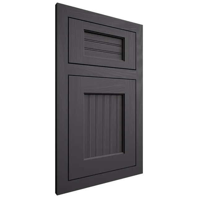 Shiloh Cabinetry Flush Inset Beaded Century Poplar Plain Cut Cadet Door