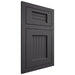 Shiloh Cabinetry Flush Inset Beaded Century Poplar Plain Cut Cadet Door