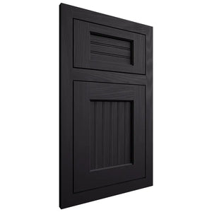 Shiloh Cabinetry Flush Inset Beaded Century Poplar Plain Cut Harbor Door