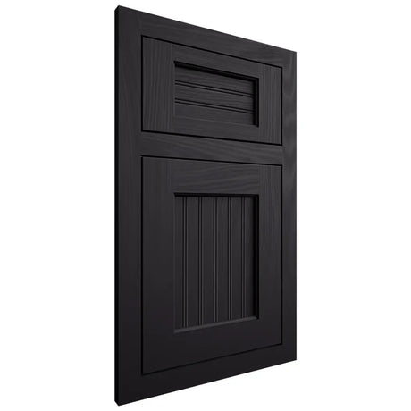 Shiloh Cabinetry Flush Inset Beaded Century Poplar Plain Cut Harbor Door