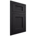 Shiloh Cabinetry Flush Inset Beaded Century Poplar Plain Cut Harbor Door