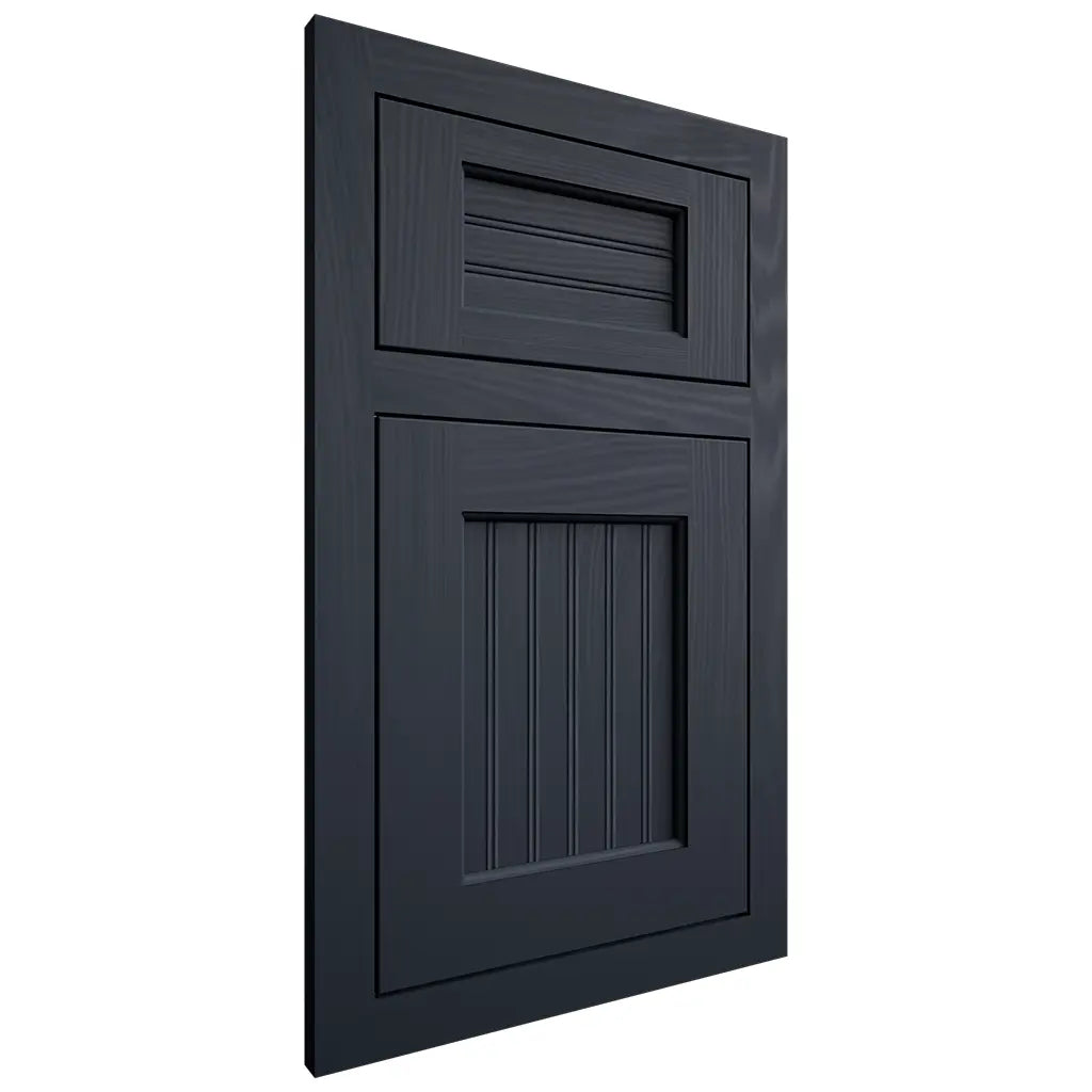 Shiloh Cabinetry Flush Inset Beaded Century Poplar Plain Cut Hudson Door