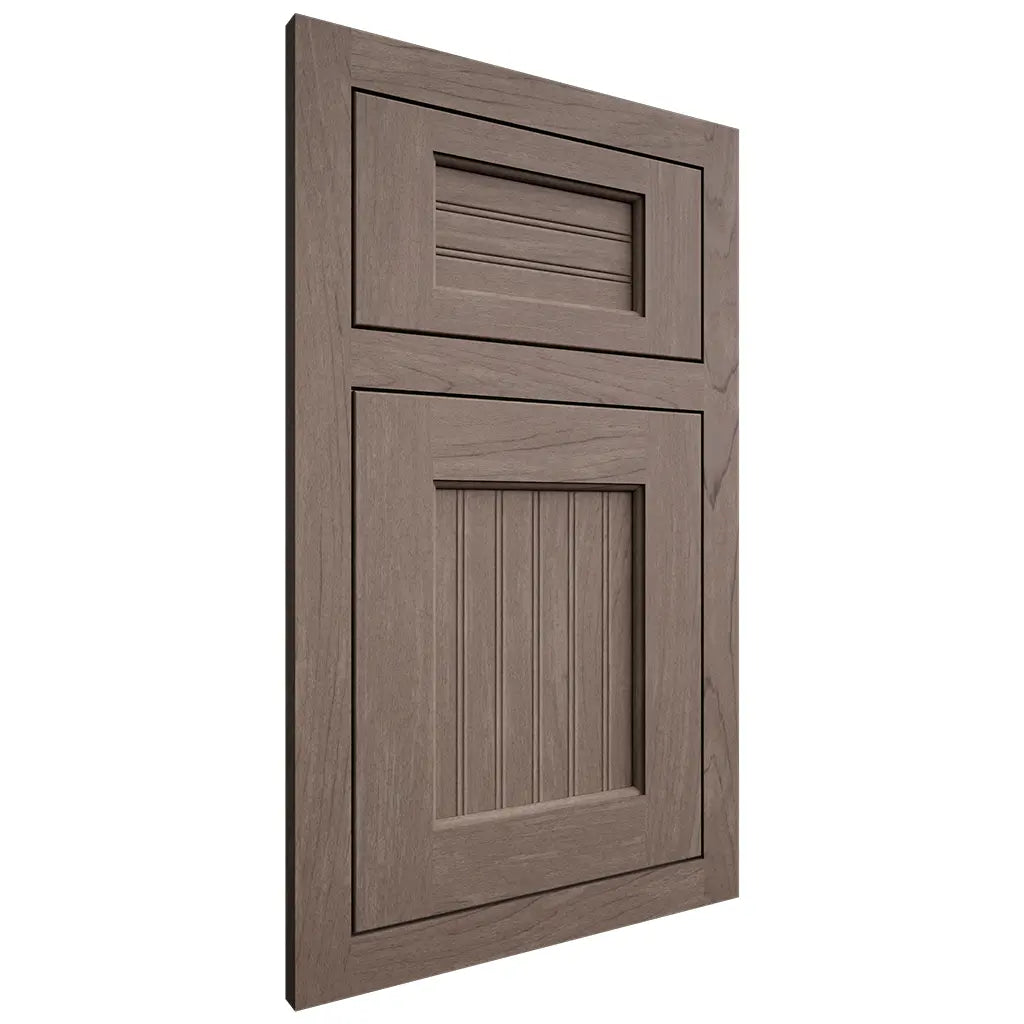 Shiloh Cabinetry Flush Inset Beaded Century Poplar Plain Cut River Rock Door