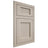Shiloh Cabinetry Flush Inset Beaded Century Poplar Plain Cut Seagull Door