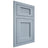 Shiloh Cabinetry Flush Inset Beaded Century Poplar Plain Cut Sky Door
