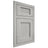 Shiloh Cabinetry Flush Inset Beaded Century Poplar Plain Cut Stratus Door