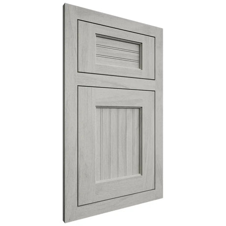 Shiloh Cabinetry Flush Inset Beaded Century Poplar Plain Cut Stratus Door