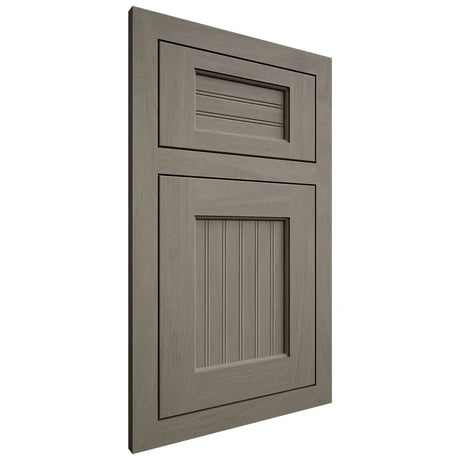 Shiloh Cabinetry Flush Inset Beaded Century Poplar Plain Cut Thyme Door