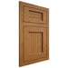 Shiloh Cabinetry Flush Inset Beaded Century Red Oak Plain Cut Autumn Door