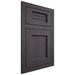 Shiloh Cabinetry Flush Inset Beaded Century Red Oak Plain Cut Harbor Door