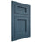 Shiloh Cabinetry Flush Inset Beaded Century Red Oak Plain Cut Hudson Door