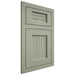 Shiloh Cabinetry Flush Inset Beaded Century Red Oak Plain Cut Moss Door