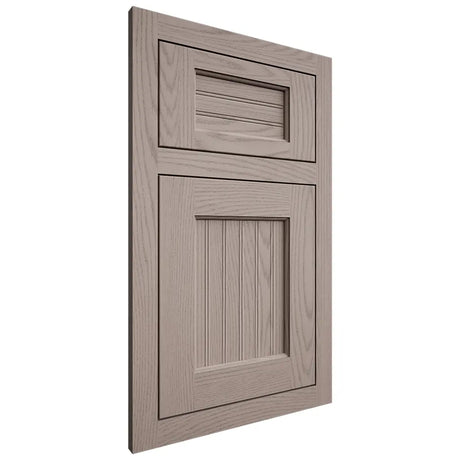 Shiloh Cabinetry Flush Inset Beaded Century Red Oak Plain Cut Sterling Door