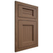 Shiloh Cabinetry Flush Inset Beaded Century White Oak Plain Cut Autumn Door