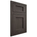 Shiloh Cabinetry Flush Inset Beaded Century White Oak Plain Cut Creekside Door