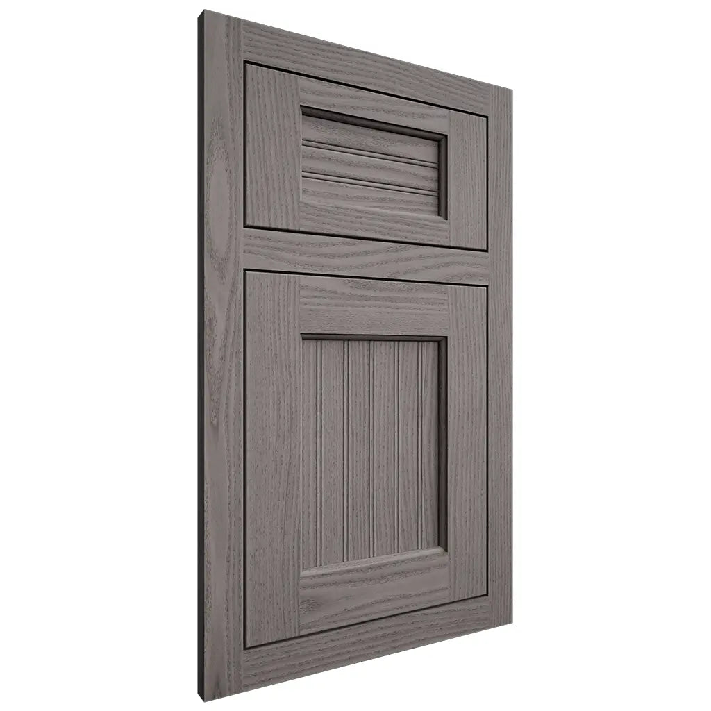 Shiloh Cabinetry Flush Inset Beaded Century White Oak Plain Cut Flagstone Door