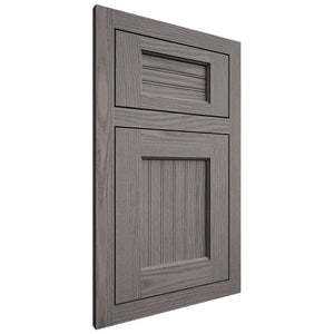 Shiloh Cabinetry Flush Inset Beaded Century White Oak Plain Cut Flagstone Door