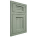 Shiloh Cabinetry Flush Inset Beaded Century White Oak Plain Cut Moss Door