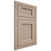 Shiloh Cabinetry Flush Inset Beaded Century White Oak Plain Cut Straw Door