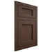 Shiloh Cabinetry Flush Inset Beaded Century White Oak Quarter Sawn Braun Door